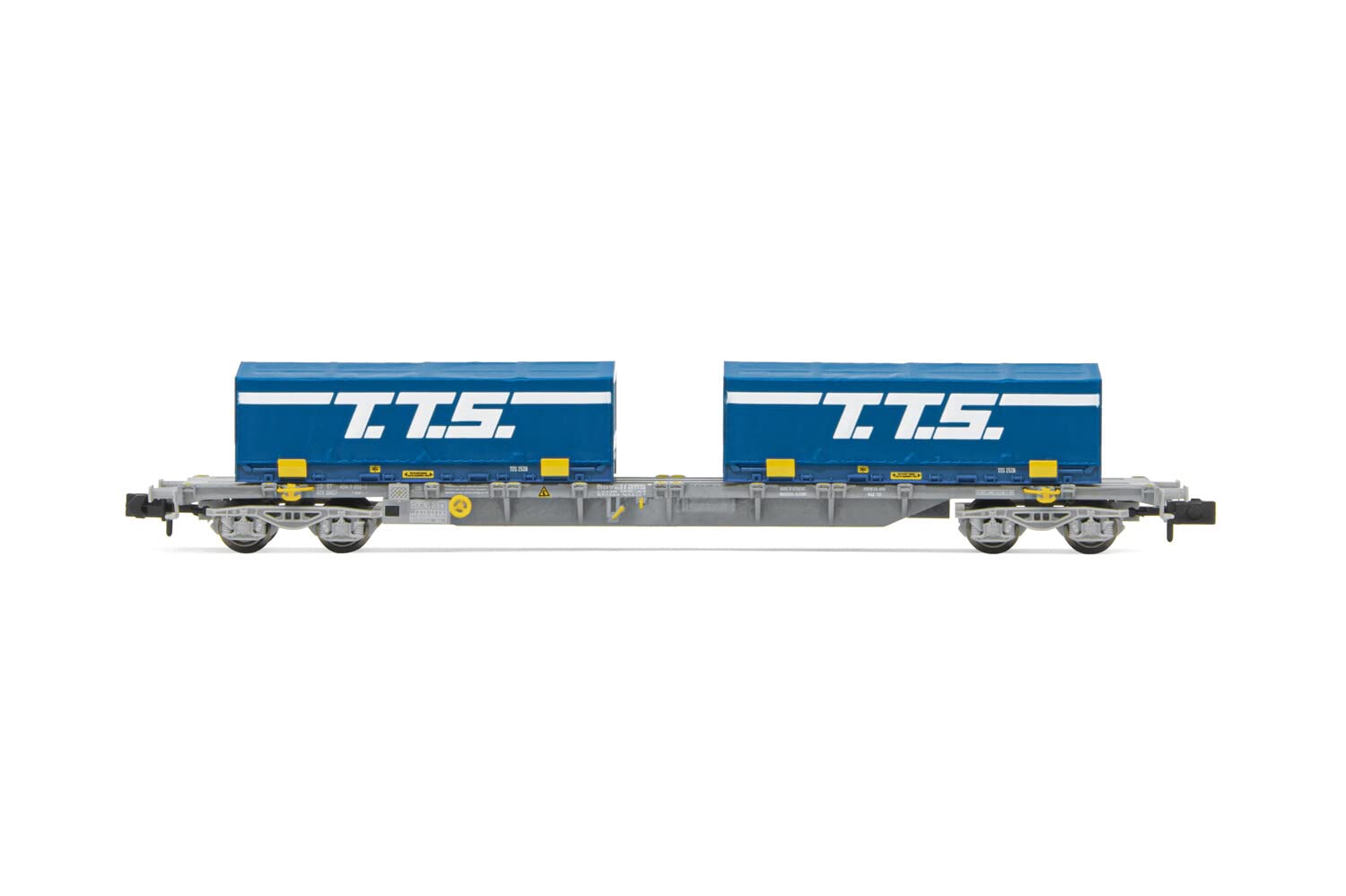Arnold - SNCF, 4-axle 60' Container Wagon Novatrans Sgss, Grey, with 2 x 22' Container T.T.S., ep. V