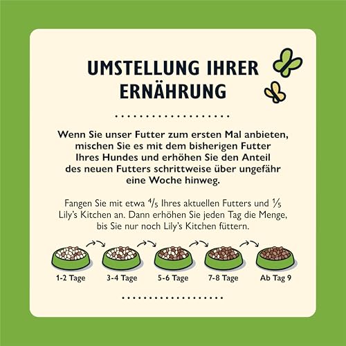Lily’s Kitchen Hergestellt mit natürlichen Zutaten Leckerli-Packung für ausgewachsene Hunde Knuspriges Schweinefleisch mit Apfel-Würstchen Getreidefreie Rezeptur 8 x 70g