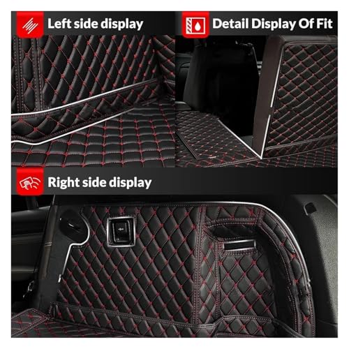 Tapis de coffre voiture pour BMW X3 G01 revêtement intégral luxe bleu - 3