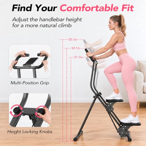 EPHESPORT Stair Stepper for Home with 3 Adjustable Resistance (Dark Gray) by EPHESPORT - Used condition - Image 5
