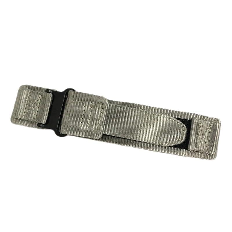 Generico Cinturino Orologio Nylon Traspirante, Sgancio Rapido | Fibbia Universale Da 22 Mm In Acciaio Inossidabile, Lavabile E Resistente (Gray 22mm)