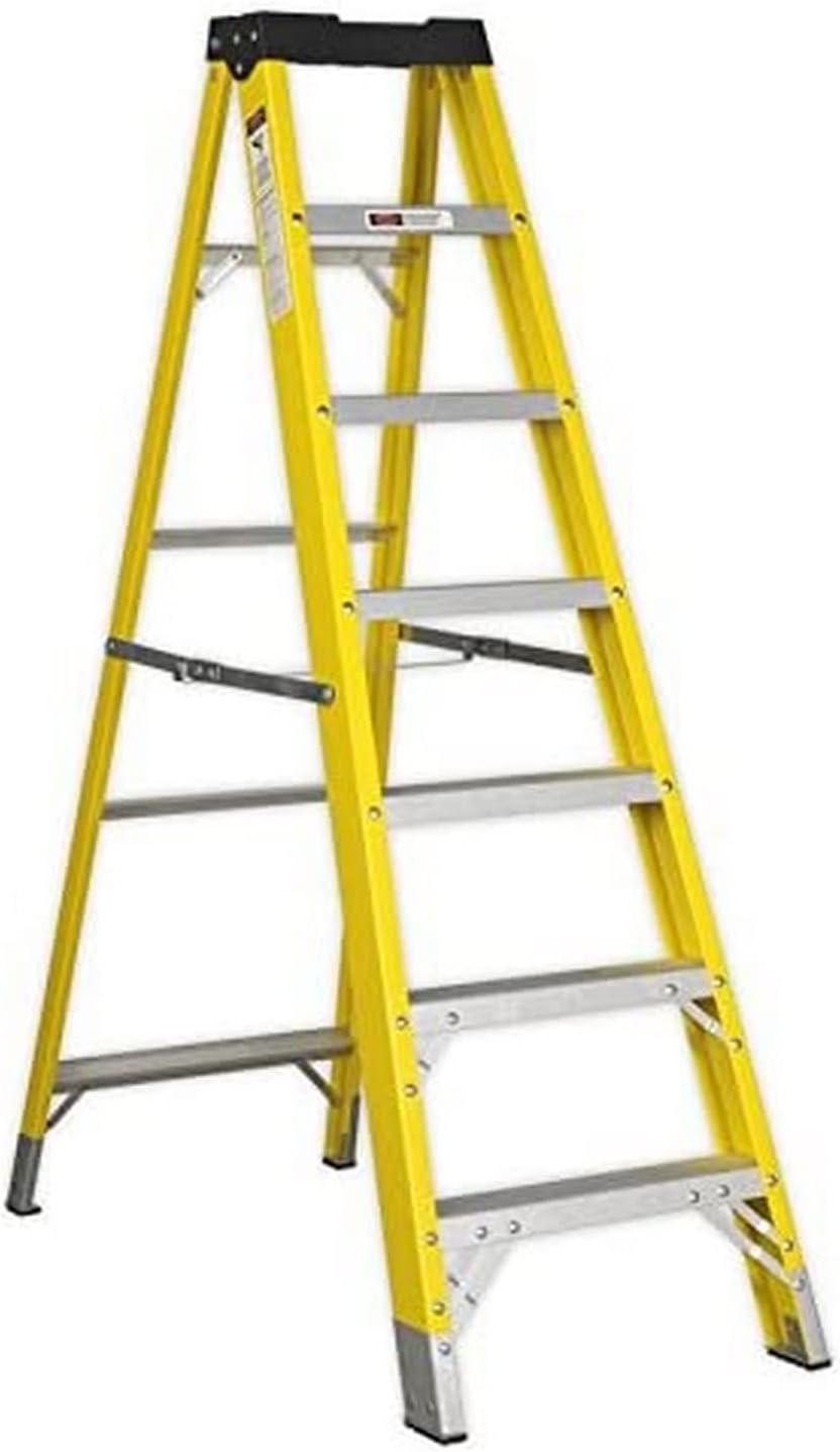 FSL7 Fibreglass Step Ladder 6-Tread EN 131