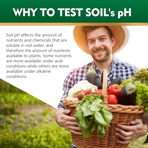 Image of Soil pH Test Kit-125 Soil pH Test Strips (3-9 Range) for Gardens Lawns
