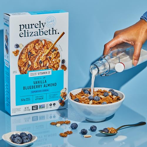 Image of Purely Elizabeth, Vanilla Blueberry Almond Cereal, 11 Ounce