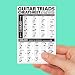 Guitar Scales Cheatsheet Laminated Pocket Reference. Best Music Stuff (SMALL - 4-in x 6-in)