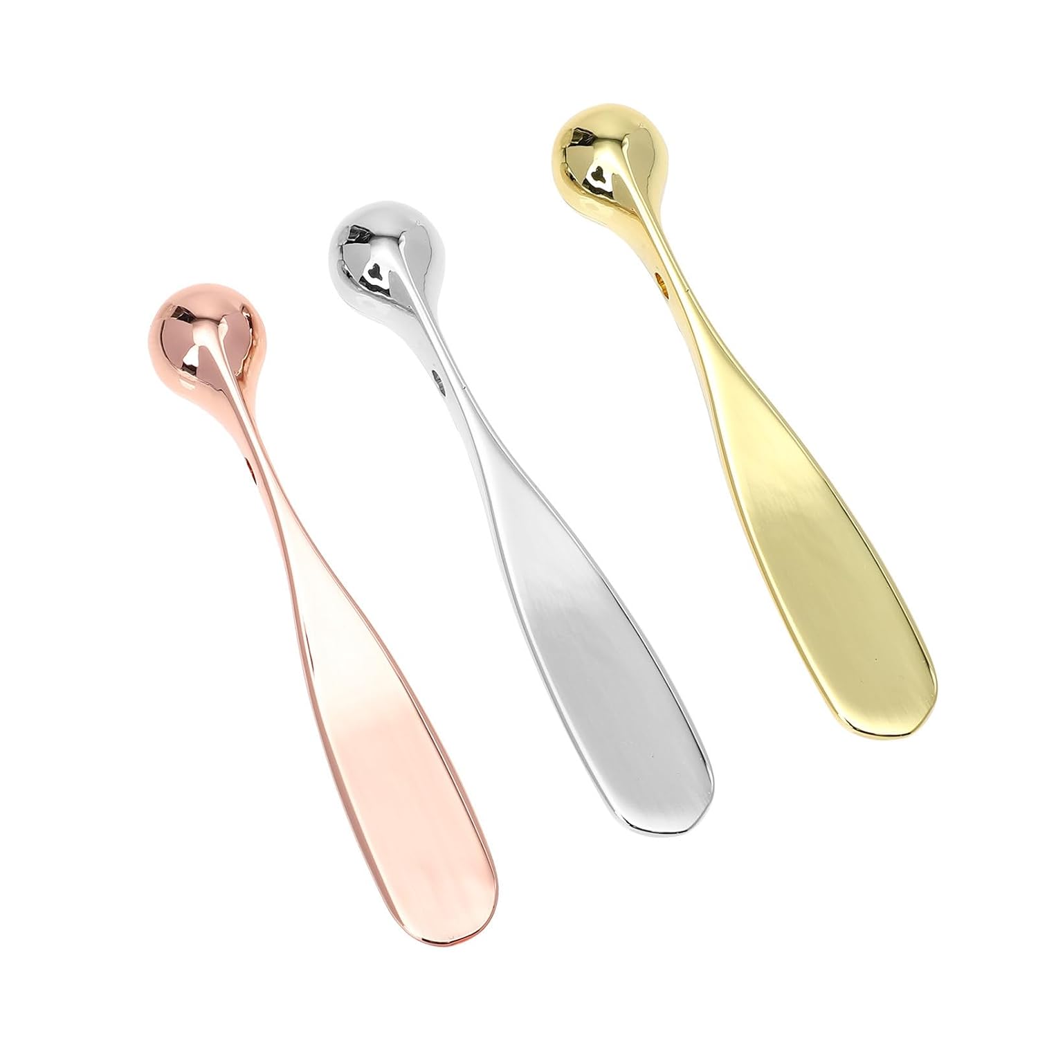 Zinc Alloy Eye Cream Massage Applicator Stick 3pcs for Women