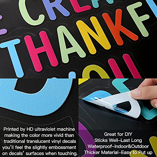 Iarttop Inspirational Saying Wall Decals, We Are Better Positive Teamwork Stickers, Colorful Team Work Friend Together Wall Art For Classroom Office Nursery Decor #TOP5