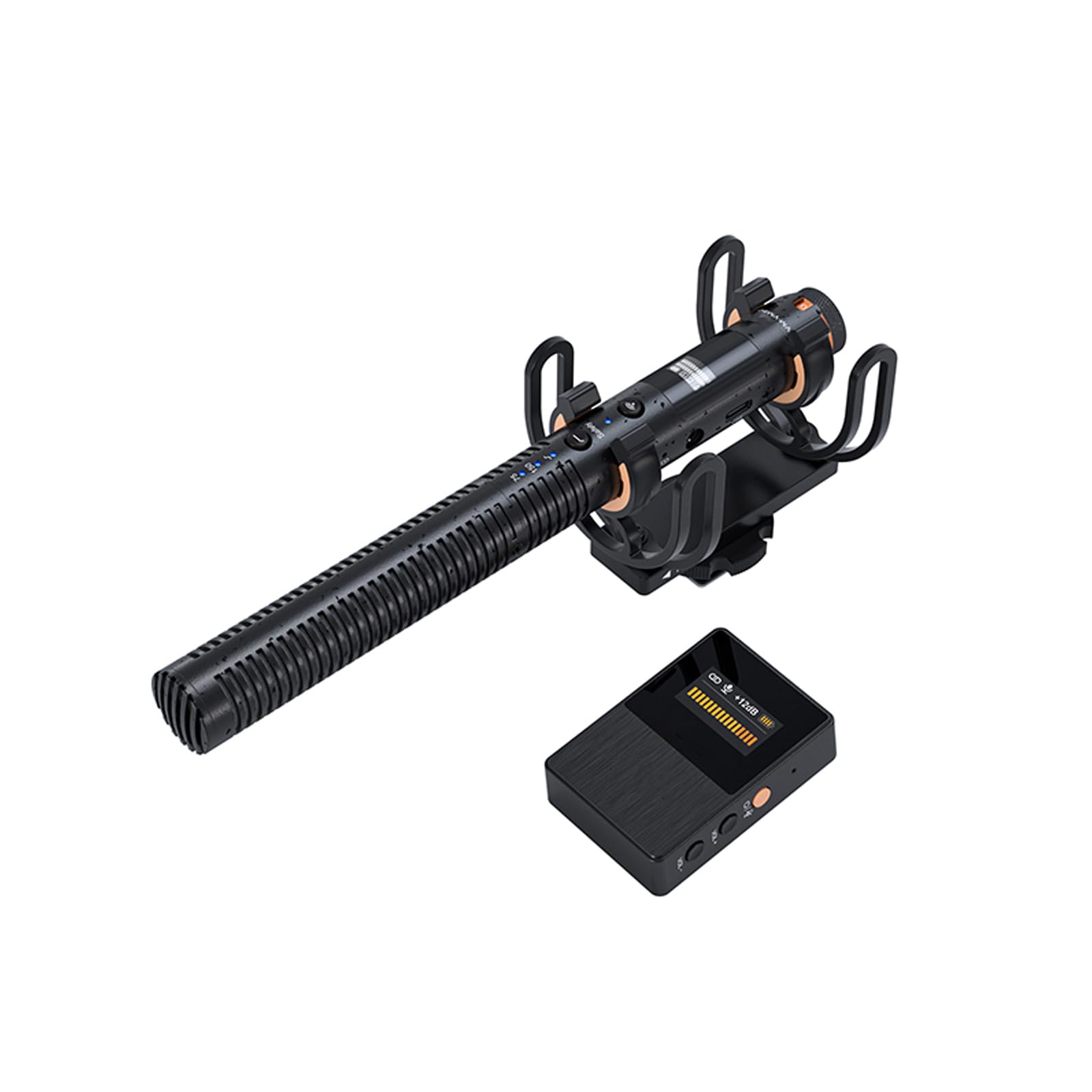 COMICA VM30 Shotgun Microphone, with Wireless Modes, USB C Digital Output, 75/150Hz, Super-Cardioid Universal Camera Microphone for Filmmakers, Vloggers - Wireless Mic for Camera, PC,1 Year Warranty
