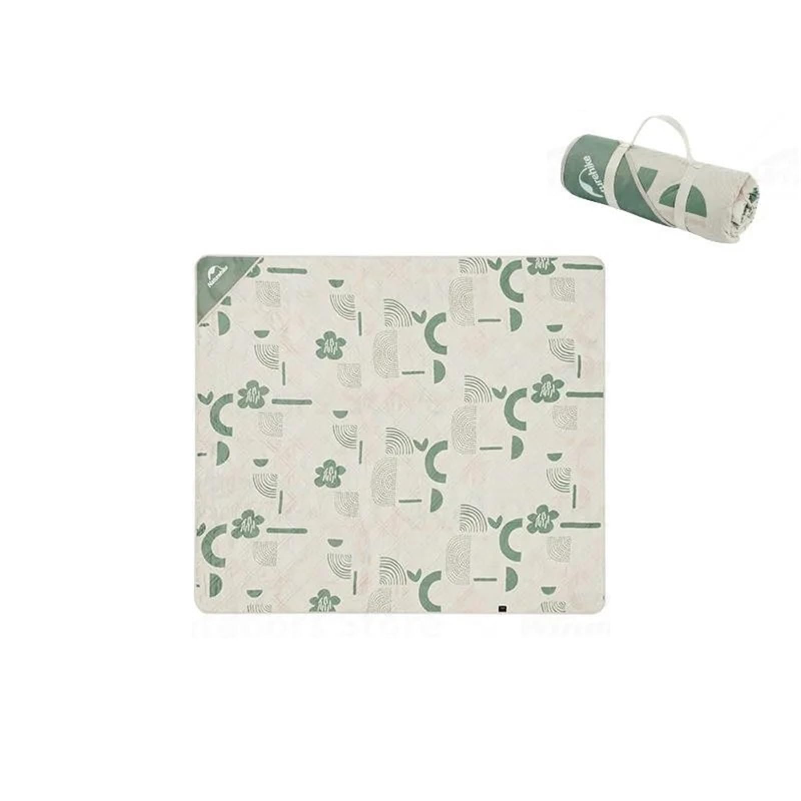 Esterilla de Picnic Impermeable for Exteriores, Terciopelo Piel melocotón, Lavable a máquina, portátil y Plegable for Acampar para Acampar, Parque, jardín(Gray-170x200cm)