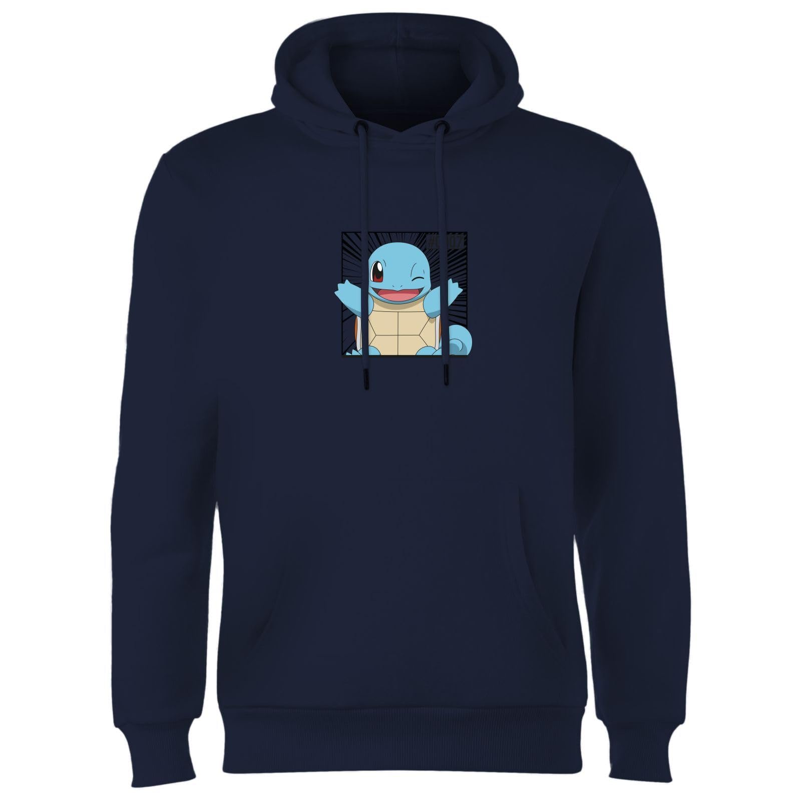 Zavvi Unisex Navy Official Pokémon Squirtle Pokédex #0007 Hoodie - Xl