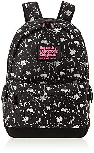 Preisvergleich Produktbild Superdry Damen Print Edition Montana Rucksack, Grau (Silver Splatter), 30x45x13 centimeters