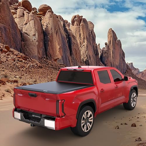 Image of MOSTPLUS 5FT Roll-Up Soft Vinyl Truck Bed Tonneau Cover Compatible for 2024 2025 2026 Toyota Tacoma (Not for Trail Edition) 60Inch