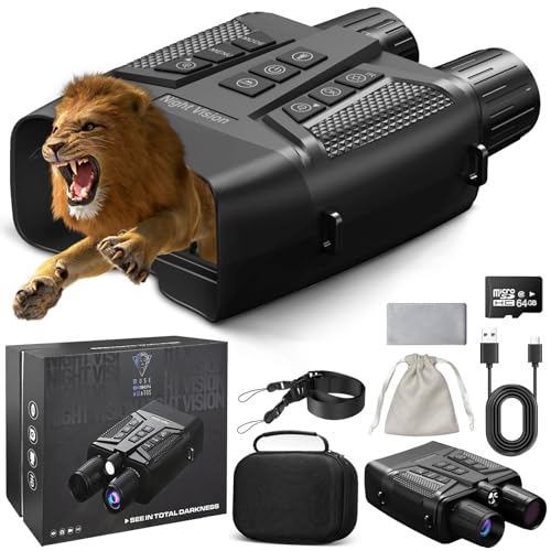 Night Vision Goggles with 4K AI Waterproof & Battery