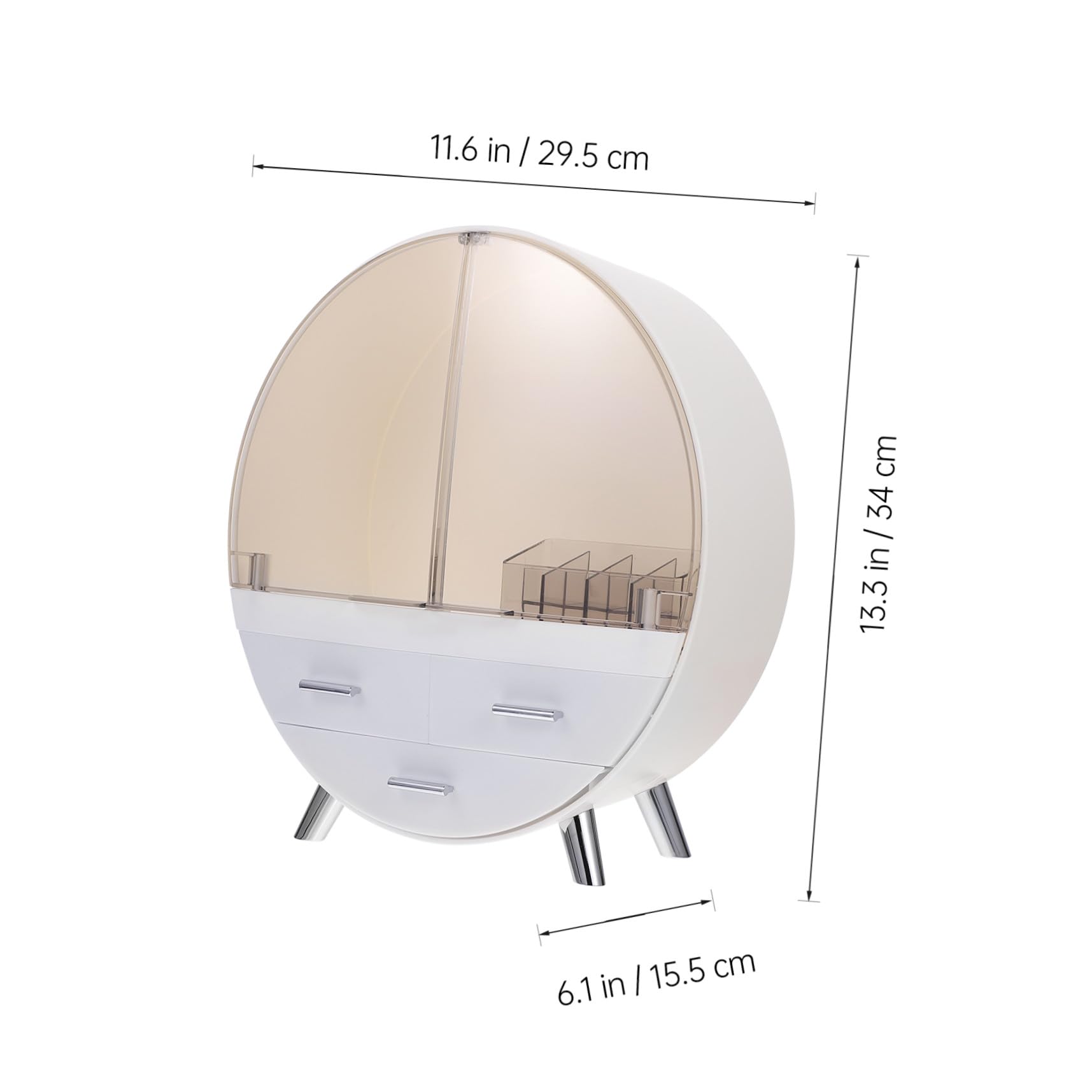 Boîte à Cosmétiques de Rangement Tiroir PC pour Maison Élégante