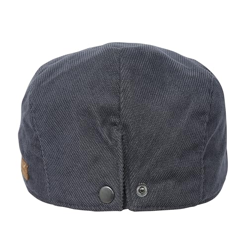 Image of FabSeasons Cotton Ivy Flat Golf Cap - Classic Newsboy Gatsby Hat for Men