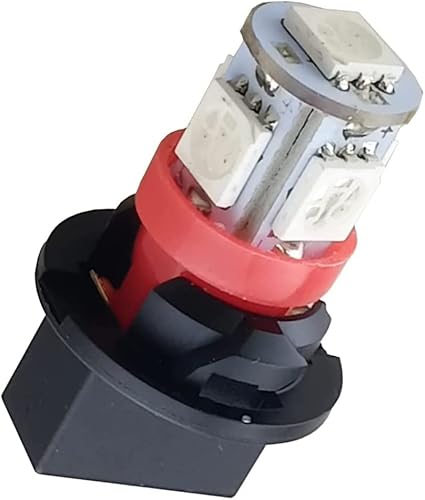 Miniatura 5 de GLOFE T10 194 168 Dash Instrument Bombillas LED Rojo Brillante Panel Calibre Panel Panel Cluster Dashboard Bombillas LED 10 unidsSet