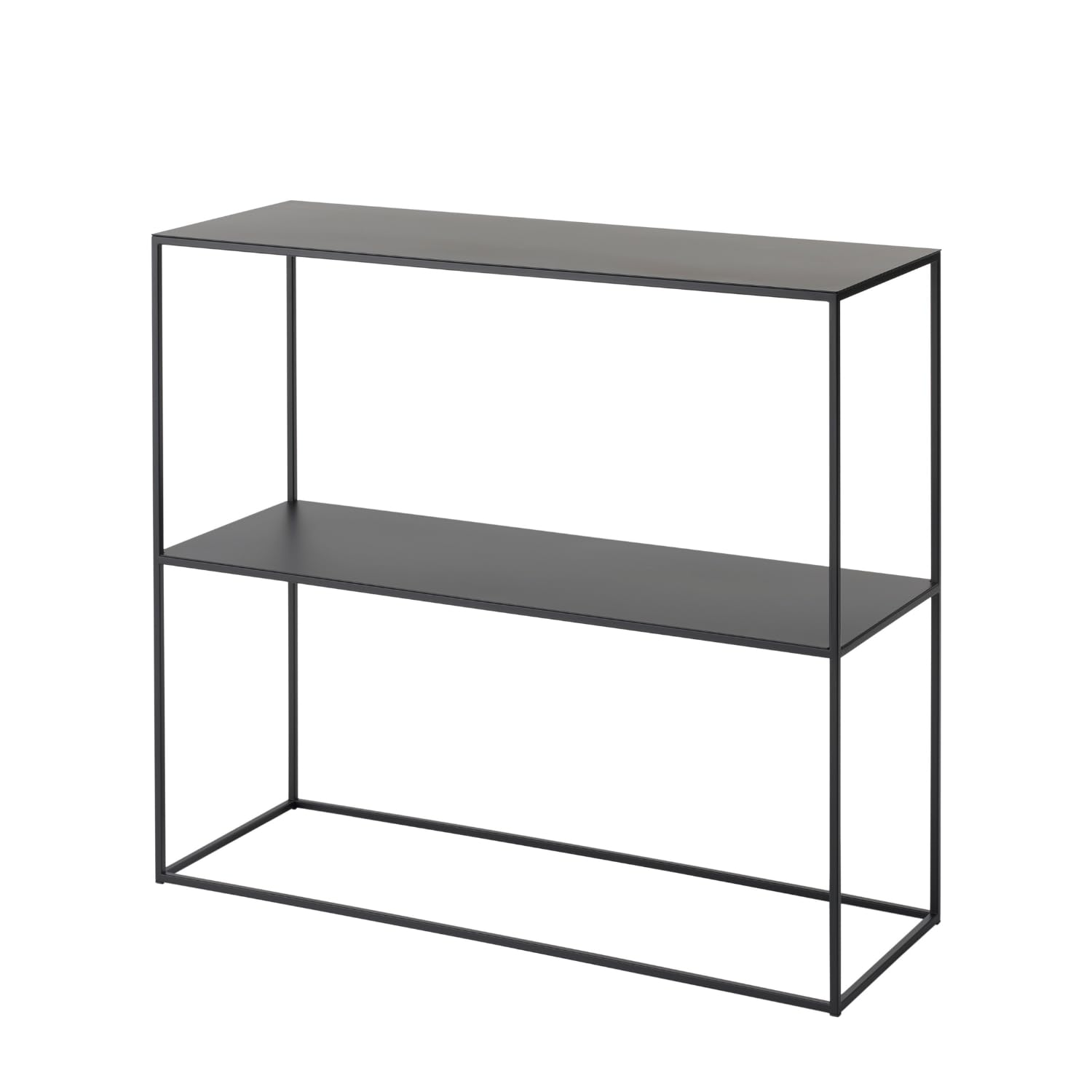 Amazon｜KUROSHIRO コンソールテーブル 黒 幅81.5×奥行28.5×高さ