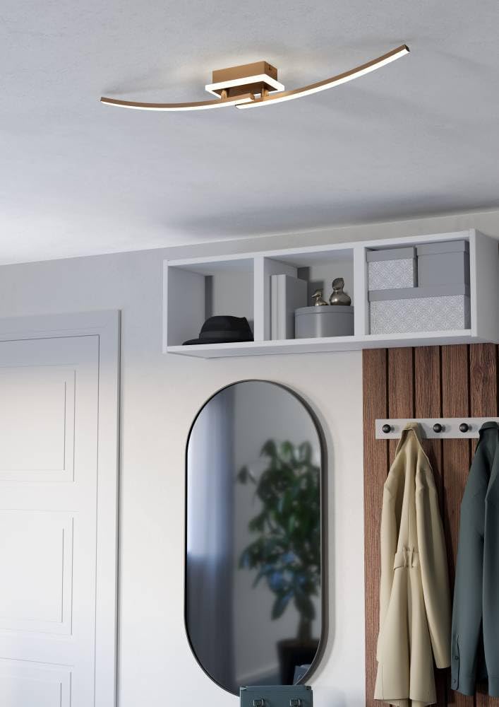 Eglo LED Ceiling Light Fitting Lungolago, Office and Kitchen Lighting - Image 4