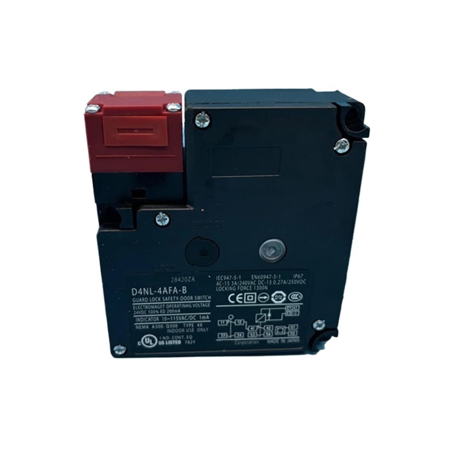 TSCFHGQI D4NL-4AFA-B/1AFA-B/2AFG-B/4DFA-B/1HFG-B4 Electromagnetic Lock Door Switch(D4NL-2AFA-B4)