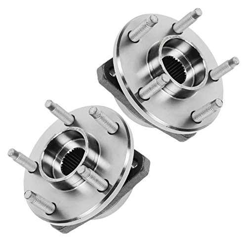Image of TRQ 2 Piece Front Wheel Bearing & Hub Assembly Set Compatible with 2004-2007 Chevrolet Malibu 2005-2007 Pontiac G6