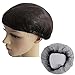 6Pcs Hairnets Reusable Hair Nets for Food Service or Sleeping, No Knot and No Latex, Elastic Edge Mesh Hairnet (M, Black-6pcs)