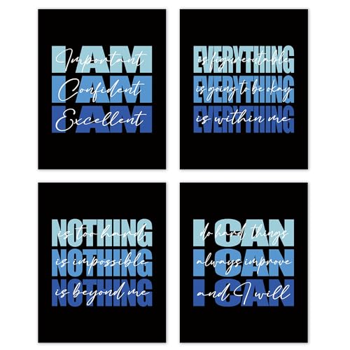 Affiches et impressions sans cadre I Am Blue 2 pour habiller un mur de cuisine vide