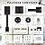 Azdele Front Door Handle and Deadbolt Set, Front Door Lock Set, Exterior Door Lock Set, Front Door Handle with Single Cylinder Deadbolt for Exterior Door, Reversible for Right&Left(Matte Black Modern)