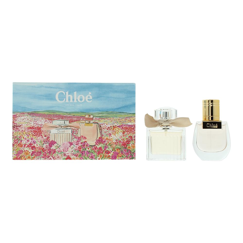 ChloeLes Perfumes for Women - 2 Pc Gift Set 0.67oz EDP Spray, 0.67oz Nomade EDP Spray