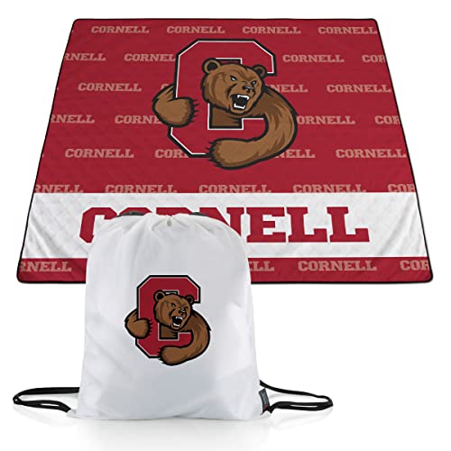 Picnic TIME NCAA Cornell Big Red Impressa Picnic Blanket, Lightweight Beach Blanket, Machine Washable, Outdoor Blanket, (Red and White)