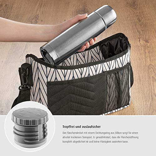 reer Roestvrij stalen isolatiefles PURE, 450 ml ? klein, handig, ideaal voor de baby, met geïntegreerde beker, zilver… - Image 8