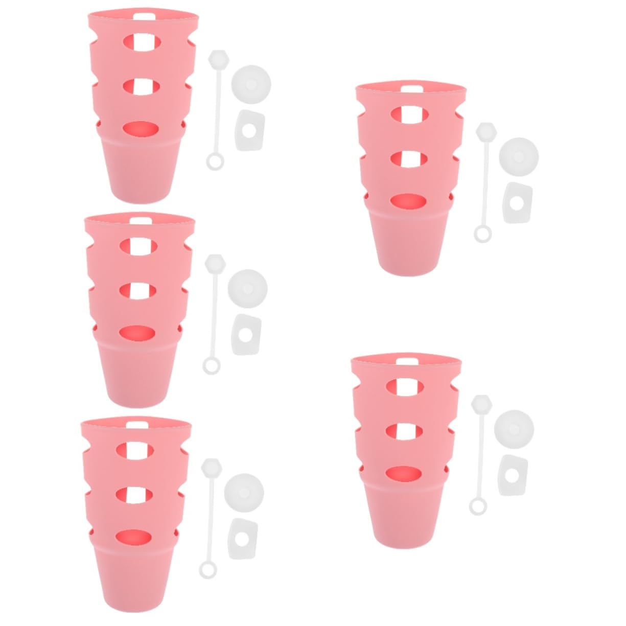 SUPVOX 3 Juegos De Cubierta Protectora De Copa Botella De Silicona De Arranque Botella De Cubierta Inferior Botas De Botella Para El Hogar Botas De Botella Cubierta De Botella De