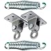 Barn-Shed-Play 4 Hole Heavy Duty Hangers And Springs Porch Swing Hanging Kit