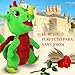 peluche Dragón Verde San Jordi 20 cm Imagen de peluche Dragón Verde San Jordi 20 cm