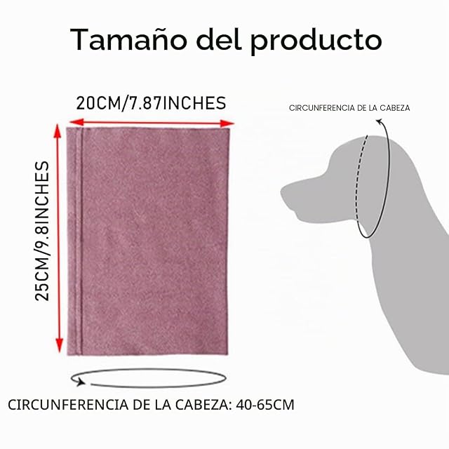 Foto 2 de 6 de TRKETK 2 Piezas Orejeras de Aseo para Perros Protección contra el Ruido