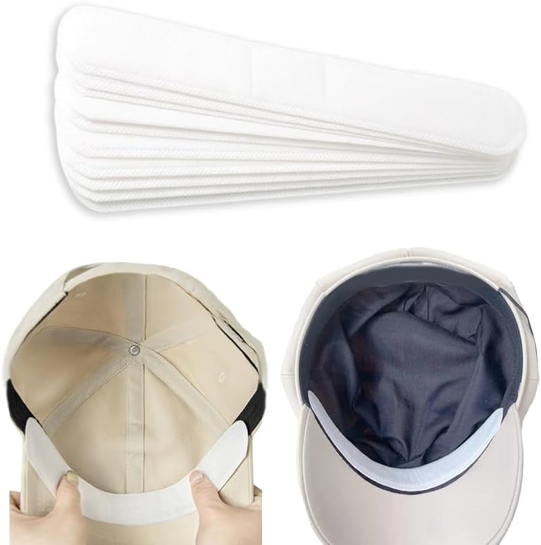 Hat Sweat Liner - Sweat Protector for Baseball Caps - Disposable Hat Liner Suitable for Sports Outdoor Activities