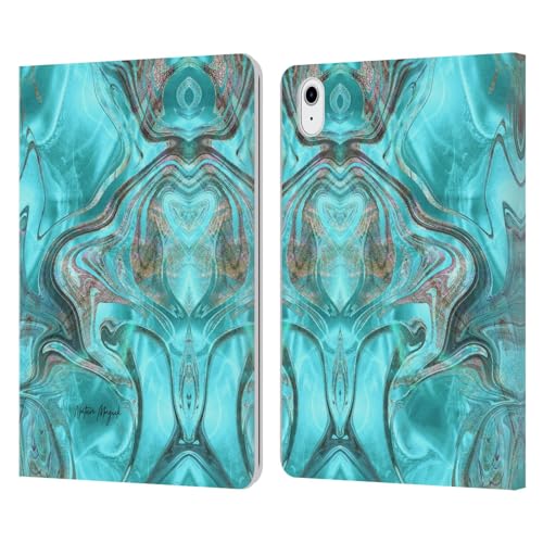 Coque portefeuille iPad Air marbre or rose avec fentes pour cartes bancaires