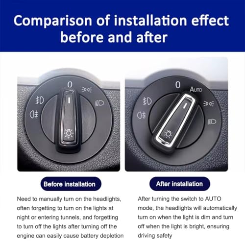 Interruptor de faros automáticos para solucionar el encendido manual diario 5