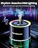 TECXERLLON Car Diffuser Air Freshener with RGB Ambient Light & Starry Ceiling, 4 Scent Modes, 120-Day Runtime, USB-C Rechargeable, Auto On/Off, Ocean Fragrance, 120ml #2