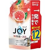 ジョイ W除菌 食器用洗剤 贅沢グレープフルーツの香り 詰め替え 1550mL [大容量]