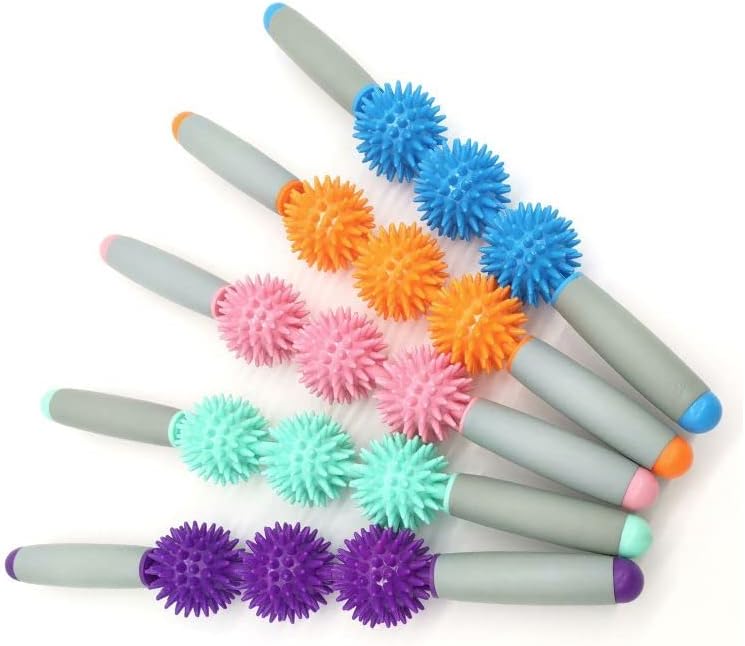 Miniatura 6 de Fascia - Rodillo de masaje para erizo, herramienta de masaje corporal de mano para celulitis y dolor muscular, terapia física y recuperación, reduce