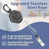 Zoom IMG-2 2 pezzi portachiavi retrattile porta Zoom IMG-2 2 pezzi portachiavi retrattile porta