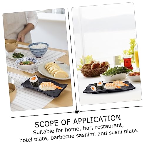 Plato japonés para sushi Mobestech 12.6 x 8.66 in miniatura 5
