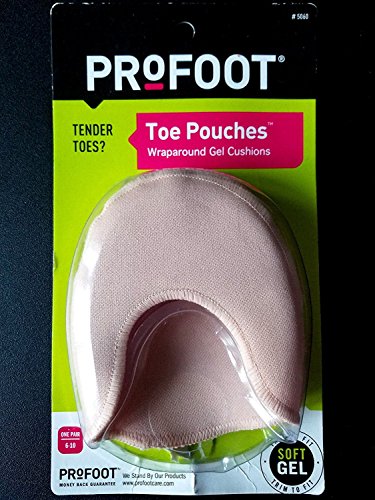 Profoot Toe Pouch Cushions, Women's 6-10, 1 Pair (Pack of 3)
