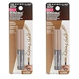 Pack of 2 Maybelline New York Brow Drama Shaping Chalk Powder, Soft Brown 110