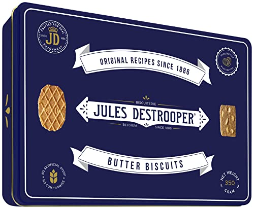 Coffret retro Jules Destrooper 350g une boîte en métal idéale à offrir