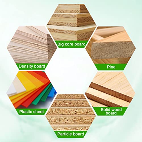 6 Stück Abrundfräser für Oberfräse, Abrundfräser 8mm Schaft, Mit Kugellagern, Hartmetall Runde Über Fräser Bits, Werkzeuge für die Holzbearbeitung, für Holzbeschnitt