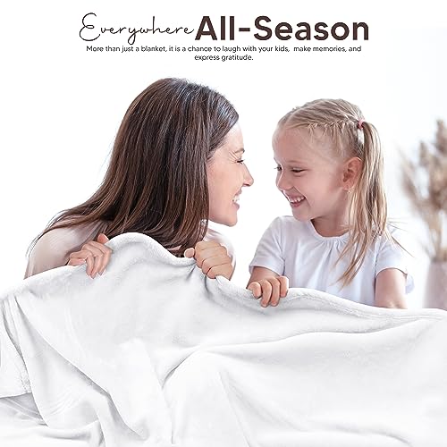 image for Utopia Bedding Fleece Blanket Twin Size Ash Grey 300GSM Luxury Fuzzy S