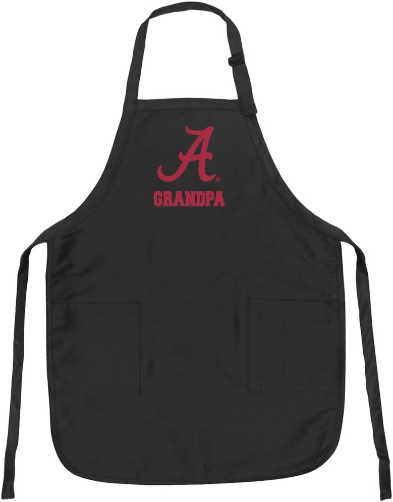 Broad Bay University of Alabama Grandpa Aprons Alabama Grandpa w/Pockets Grilling Gift Him Men