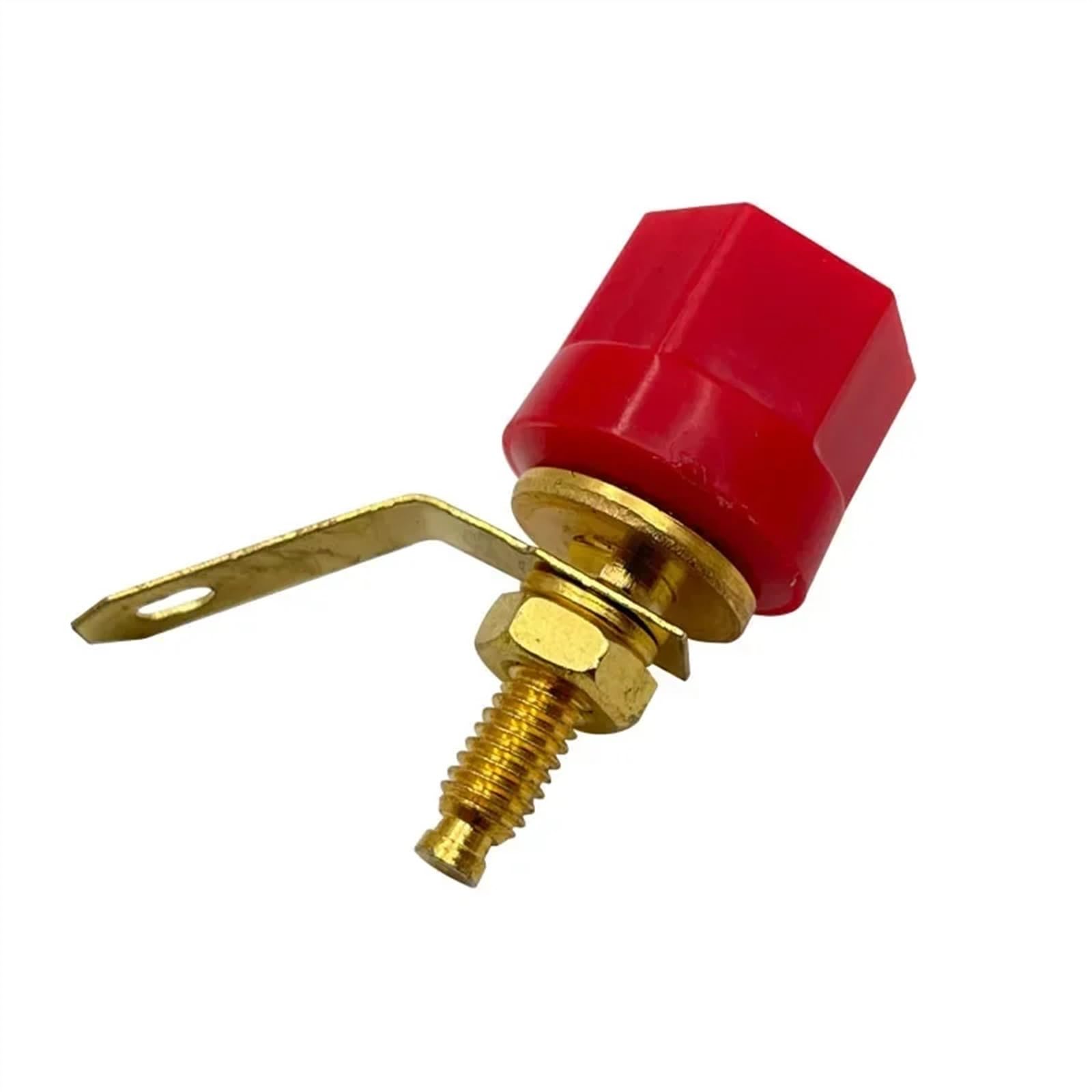 20 pz placcato oro 4mm amplificatore altoparlante Binding Post spina a banana terminale altoparlante Binding Post for connettore(40 Black)