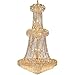 Elegant Lighting ECA1G36G/SA Belenus Collection 32-Light Large Hanging Fixture with Swarovski Spectra Crystals, Gold Finish